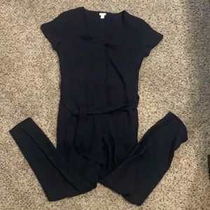 J CREW SIZE 4 Black Jumpsuit